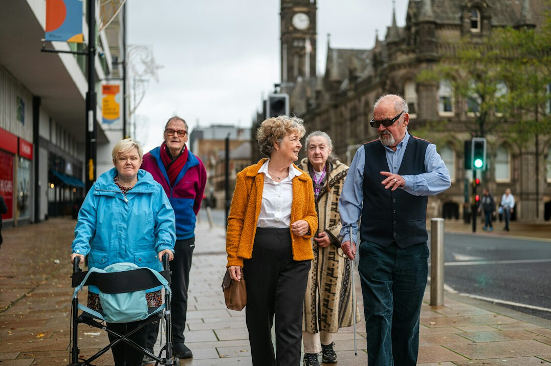 elderly people in community